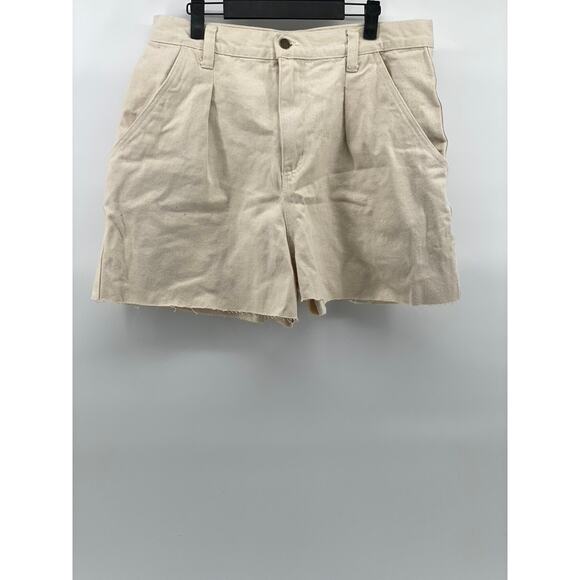 Walker Wear Other - WALKER WEAR Men's Beige Four-Pocket Raw-Hem Chino Shorts SZ 34